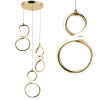Závesné LED svietidlo G073-3CPR Gold