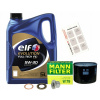 Olej Elf 5v30 + olejový filter Mann Dacia Duster 10-18 1.5 dCi Lodgy 2012-.