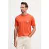 Tommy Hilfiger basic tričko pánske bavlnené SUMMER MW0MW43066 oranžová L