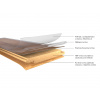 Vzorek podlahy SILVERO-click Dekor: Dub elegant, 57179-1