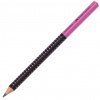 Faber-Castell Ceruzka Grip Jumbo/HB Two Tone čierna/ružová 12ks