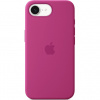 Apple iPhone 16e Silicone Case – Fuchsia MD3W4ZM/A