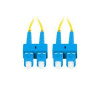 LANBERG optický patch cord SM SC/UPC-SC/UPC duplex 5m LSZH G657A1 průměr 3mm, barva žlutá
