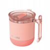 Quokka Wave Smartgrip, Nerezový termo hrnček Pastel Peach, 260ml, 40275
