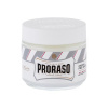 PRORASO White Pre-Shave Cream krém pre ľahšie oholenie s mentolom, eukalyptom a glycerínom 100 ml