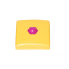 JustFun Ochranná krytka na hranol 9x9 cm žltá