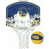 Basketbalový set Wilson Golden State Warriors Mini Hoop