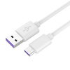 PremiumCord Kábel USB 3.1 C/M - USB 2.0 A/M, Super fast charging 5A, biely, 1m ku31cp1w