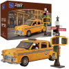 KONŠTRUKČNÉ BLOKY PANTASY VOZIDLO TAXI AUTO YELLOW CAB 36,5 CM 1601 EL.