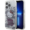 Hello Kitty IML Kitty On Bricks Graffiti - puzdro na iPhone 14 Pro (biele)