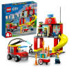 Lego City 60375 - Hasičská stanica a hasičské auto