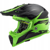 PRILBA LS2 MX437 FAST EVO ROAR ČIERNA ZELENÁ XL (PRILBA LS2 MX437 FAST EVO ROAR ČIERNA ZELENÁ XL)