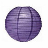 Lampion kulatý 30 cm fialový