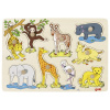 Goki Puzzle africké mláďatá, 9 dielikov
