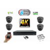 Monitorrs Security 4K IP Kamerový systém 4 kam. GD