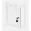 Den braven Revízne dvierka PVC so zámkom 600x600mm biele