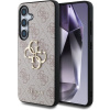 Guess PU 4G Metal Logo kryt pre Samsung Galaxy S25, ružový 57983124086