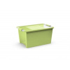 Box KIS Bi-Box L, 40L, svetlý zelený, 35x55x28 cm, s vekom