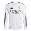 adidas Mens adidas Real Madrid Authentic Long-Sleeve Home Shirt 24/25 White M