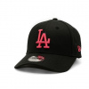 Dětská Kšiltovka New Era - 9FORTY League Essential - LA Dodgers - Black / Pink dětské kšiltovky Youth (54-56 cm)