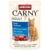Carny Adult 85 g hovädzie + perlička, vrecko pre mačky