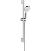 Hansgrohe CROMETTA VARIO Green sprchová sada, 0,65 m, biela / chróm, 26555400