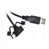 PremiumCord ku2m2y micro USB+mini USB 5pin, 1,8m