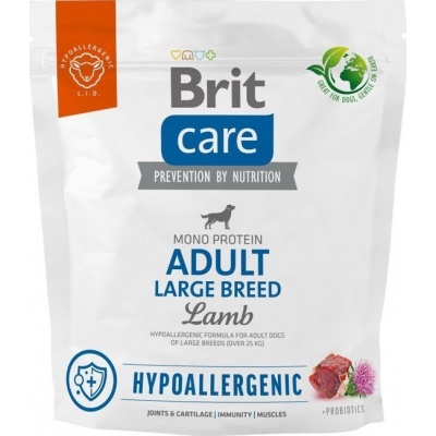 BRIT Care Hypoallergenic Adult Large Breed Lamb - dry dog food - 1 kg