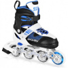 Spokey TONYX Kolečkové brusle, černo-modré, ABEC7 Carbon, vel. 30-33