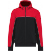 DESIGNED TO WORK WK 450 / Unisex pracovná 3-vrstvová softshellová bunda - čierna/červená S