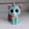Kľúčenka- mačka s rohom