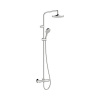 Sprchový systém s termostatickou batériou hansgrohe Vernis Blend chróm 26276000