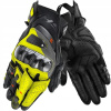 Krátke kožené motocyklové rukavice Shima XRS-3 Men Yellow Fluo XL