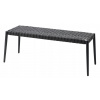 Záhradná lavica, lavička - Edderup lavica s110xg40 čierna (Edderup lavica s110xg40 čierna)