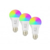 Immax NEO LITE SMART sada 3x žiarovka LED E27 11W RGB+CCT farebná a biela, stmievateľná,Wi-Fi