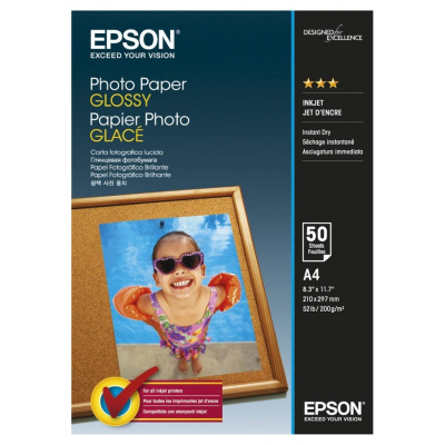 EPSON EPSON fotopapír C13S042539/ A4 / Glossy/ 50ks