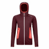 Ortovox dámska mikina Fleece Light Hoody W | farba: winetasting, veľkosť: M