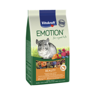 Krmivo pro činčily Vitakraft Emotion Beauty Selection 600 g