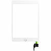 AppleKing predné dotykové sklo (touch screen) pre Apple iPad mini 3 s tlačidlom Home Button a lepidlom – TOP kvalita – biele - možnosť vrátiť tovar ZADARMO do 30tich dní