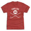 Detroit Red Wings - Chris Chelios Sticks Red NHL Tričko XXL/USA=3XL/EU