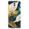 Silikónové puzdro iSaprio - Gold Petals - Huawei Mate 20 Lite