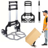 LEAN Ľahký skladací hliníkový skladový transportný vozík 70 kg
