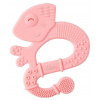 Chicco hryzačka silikón Super Soft Chameleón ružová