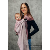Lenny Lamb ring sling - LITTLE HERRINGBONE OMBRE PINK - standard 1.8m