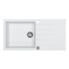 Alveus CADIT 50 kuchynský granitový drez so sifónom 100x50 - G-11 White 1140594