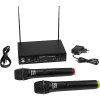 Bezdrôtový mikrofónny 2-kanálový set VHF-102 Omnitronic