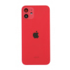 Apple iPhone 12 Zadné sklo + sklíčko kamery - červená farba (RED)