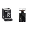 La Pavoni Mini Cellini, black + Eureka Mignon Silenzio 55, BL black