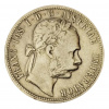 Stříbrná mince 1 zlatník František Josef I. Rakouská ražba 1891