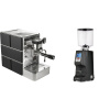 Stone Espresso Mine Black + Eureka Atom Specialty 75, black